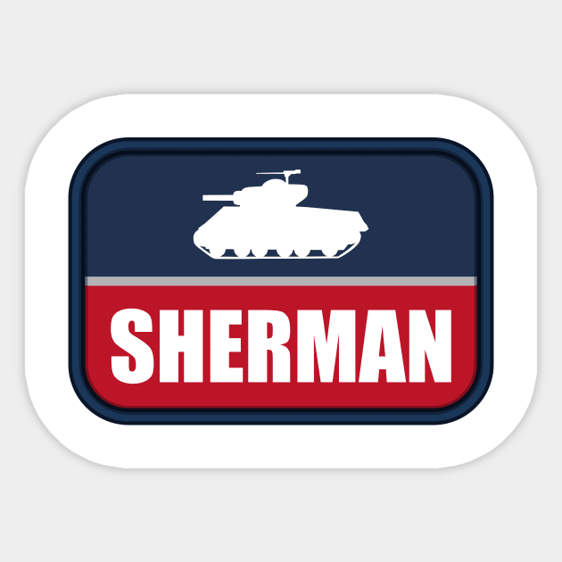 M4 Sherman Patch Sticker by Firemission45